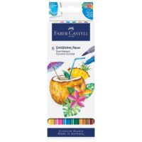 MARKER OBOSTRANI AKVAREL 6 BOJA TROPICAL COCONUT GOLDFABER FABER CASTELL 164509 BLISTER (61772)