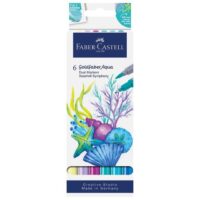 MARKER OBOSTRANI AKVAREL 6 BOJA TROPICAL SEASHELL GOLDFABER FABER CASTELL 164510 BLISTER (61773)