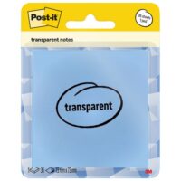 BLOK SAMOLJEPLJIV 73X73 MM 36L POST-IT 3M. 600-1TRSPB PROZIRNO PLAVI BLISTER (61801)