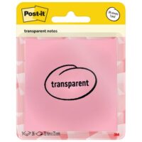 BLOK SAMOLJEPLJIV 73X73 MM 36L POST-IT 3M. 600-1TRSPO PROZIRNO ROZI BLISTER (61802)