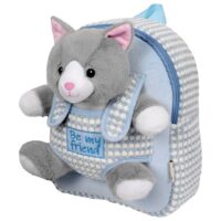 RUKSAK MINI S ODVOJIVIM PLIŠANCEM SILVER CAT PERLETTI 13907 (61880)