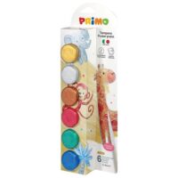 BOJA TEMPERA 25 ML U ČAŠI 6BOJA PRIMO 231TM6EP METALIK BLISTER (61954)