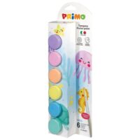 BOJA TEMPERA 25 ML U ČAŠI 6BOJA PRIMO 2534BRP6EP PASTEL BLISTER (61955)