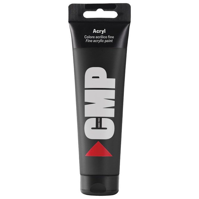 BOJA AKRILNA 150 ML PVC TUBA PRIMO CMP. 02TA150800 CRNA (62210)