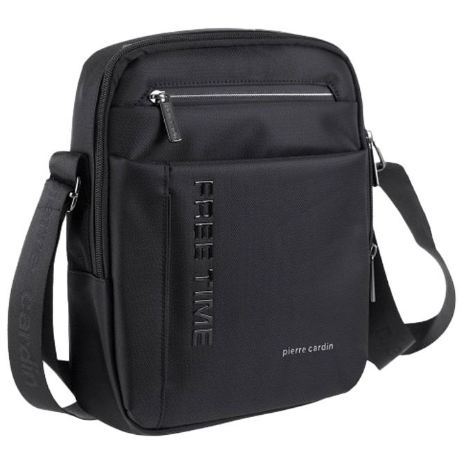 TORBA NA RAME UNISEX PIERRE CARDIN 8021 CRNA (62260)
