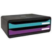 KUTIJA S 2 LADICE TITANE EXACOMPTA 316101D CRN/SORT (62636)