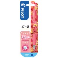 ROLER GEL GRIP 0,7MM G2 FLOW PILOT BL-G27-FLP-L (PLAVI ISPIS) ROZI BLISTER (62808)
