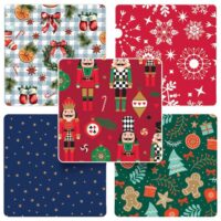 PAPIR UKRASNI ROLA 70X200 CM CHRISTMAS MIX NOVOGODIŠNJI INTERDRUK (62908)