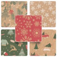 PAPIR UKRASNI ROLA 70X200 CM CHRISTMAS KRAFT NOVOGODIŠNJI INTERDRUK (62909)