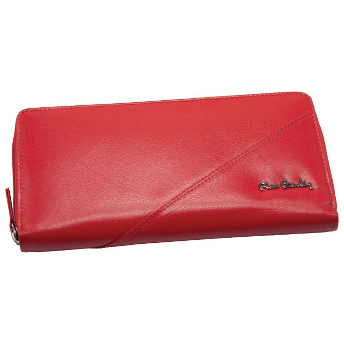 NOVČANIK KOŽNI ŽENSKI PIERRE CARDIN 1500 TILAK161 CRVENI (63171)