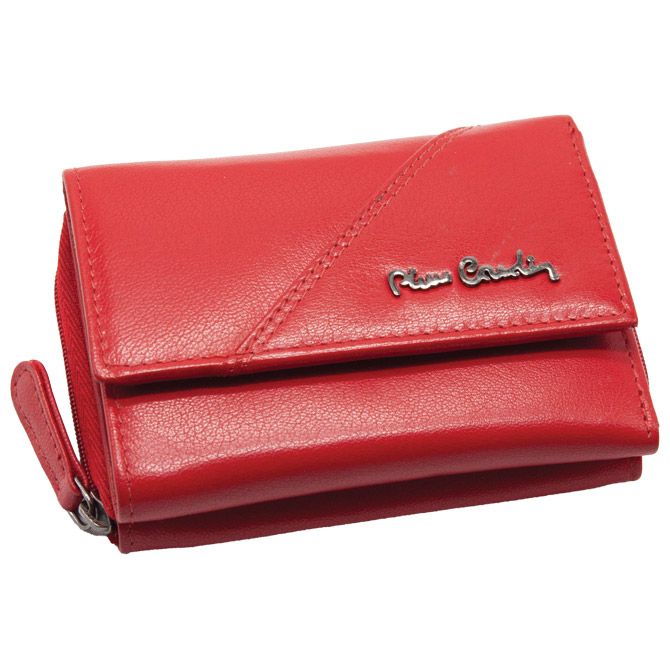 NOVČANIK KOŽNI ŽENSKI MALI PIERRE CARDIN 36 TILAK161 CRVENI (63173)