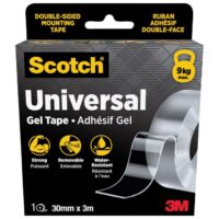 TRAKA LJEPLJIVA OBOSTRANA GEL UNIVERSAL 30MM/3M SCOTCH 420-3030-EU 3M. PROZIRNA (63664)