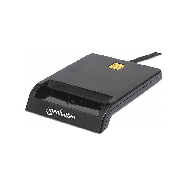 SMART CARD READER Manhattan USB čitač pametnih kartica vodoravni
