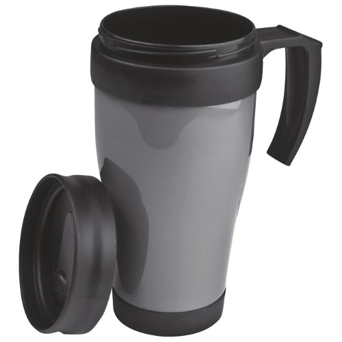 Šalica termo 400ml pvc easy 561007 metalik siva (900001381)