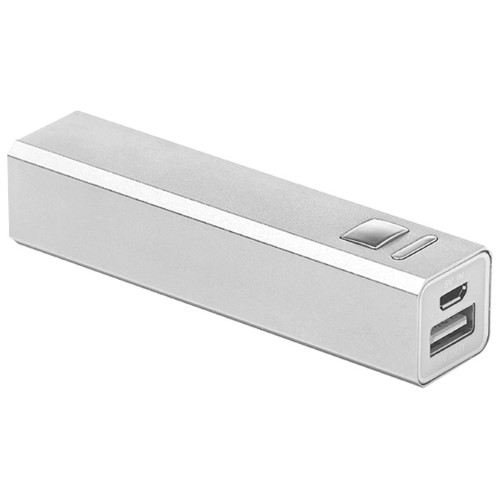 Punjač za mobilne uređaje aluminijski prijenosni midoceanbrands mo860216 srebrni (900002017)