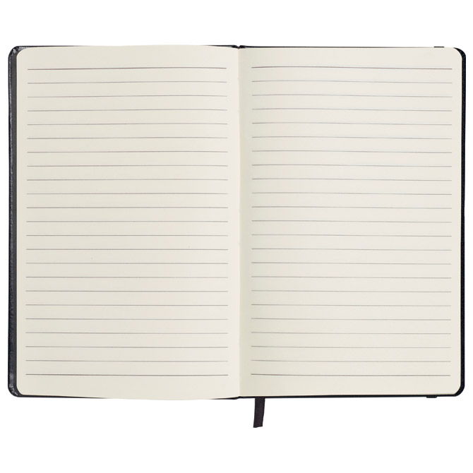 Notes A6 crte 96l šamoa s gumicom midoceanbrands mo180003 crni (900002596)