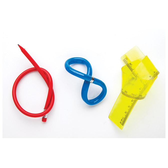 Ravnalo pvc 30cm fleksibilno anda 73147402 žuto (900004244)