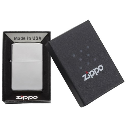 UPALJAČ METALNI SJAJNI ZIPPO 250 SREBRNI (900005088)