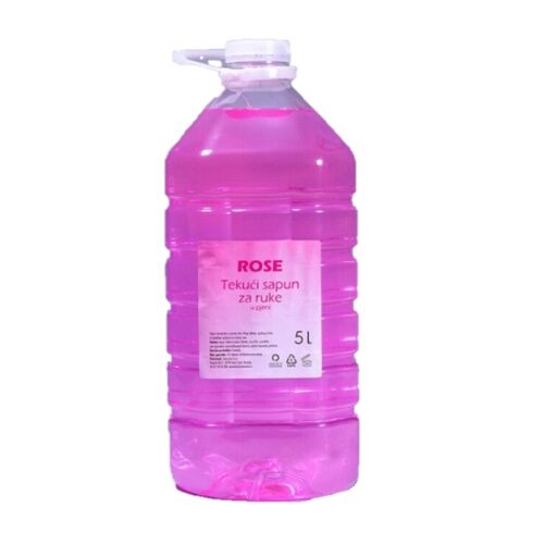Tekući sapun u pjeni za ruke ROSE 5lit