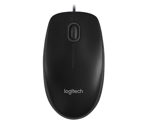 Miš Logitech B100, OEM, optički, crni, USB